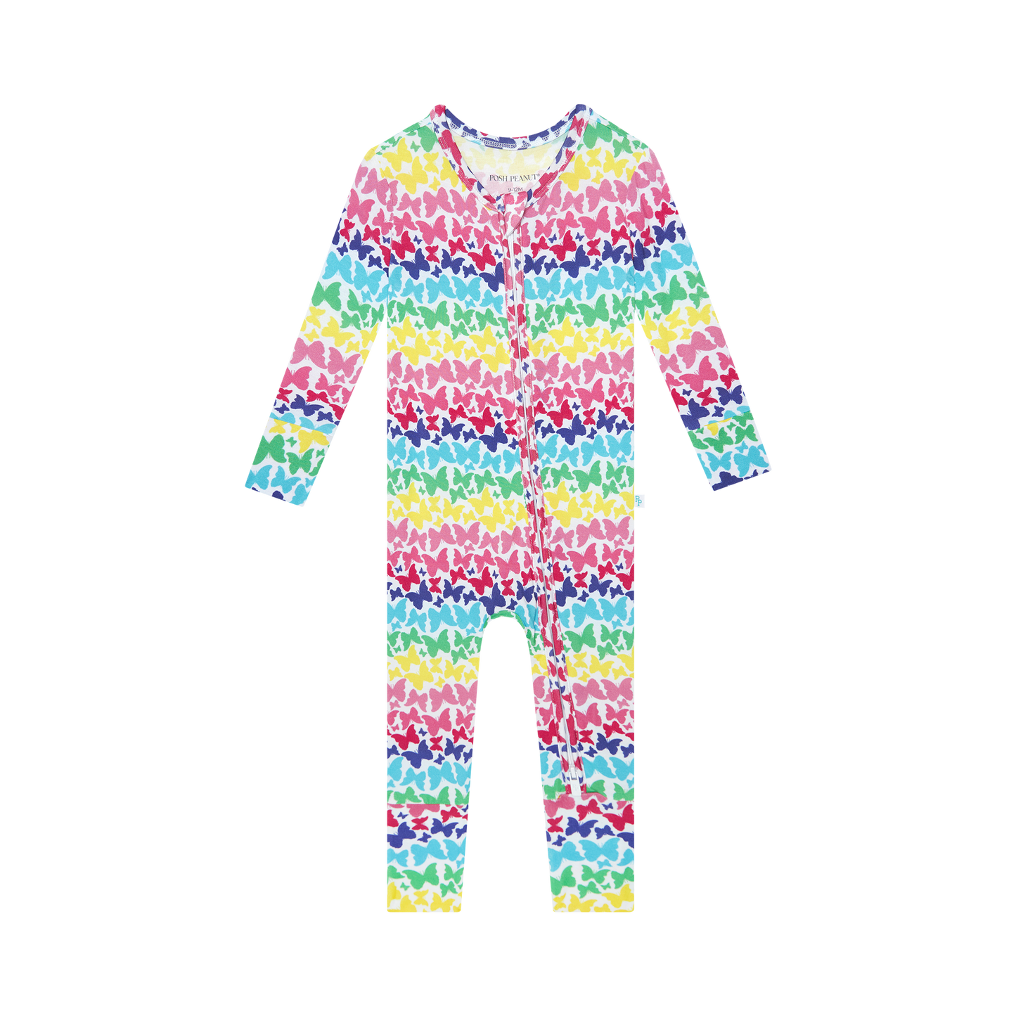 Rainbow Butterfly Convertible Footie