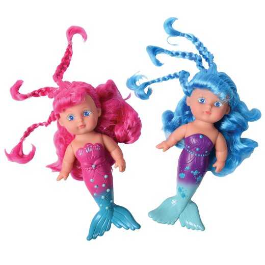 Assorted Mermaid Bath Doll