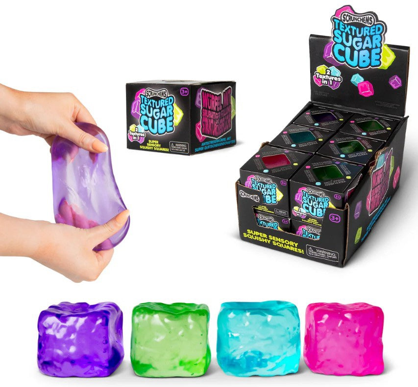 Scrunchems Textured Sugar Cube - Assorted