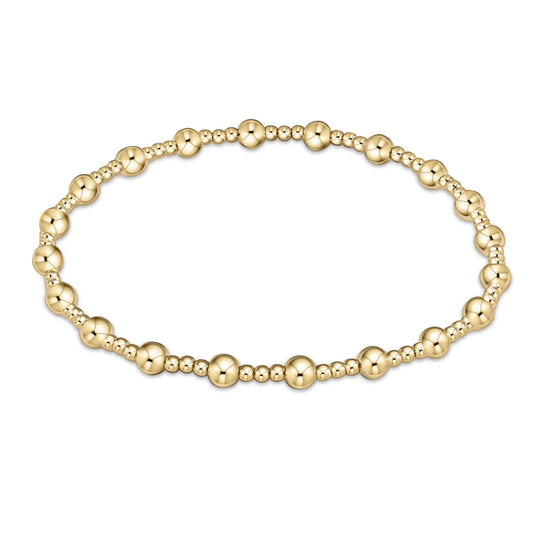 egirl Classic Sincerity Pattern 4mm Bracelet - Gold