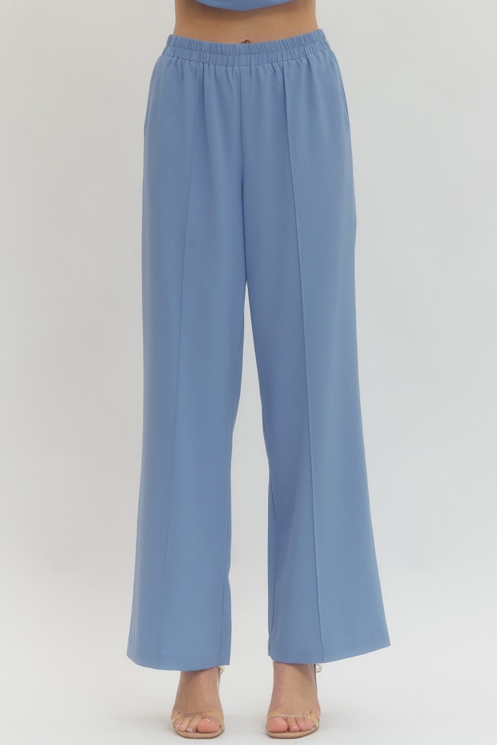 Perfect Top And Pant Set - Chambray