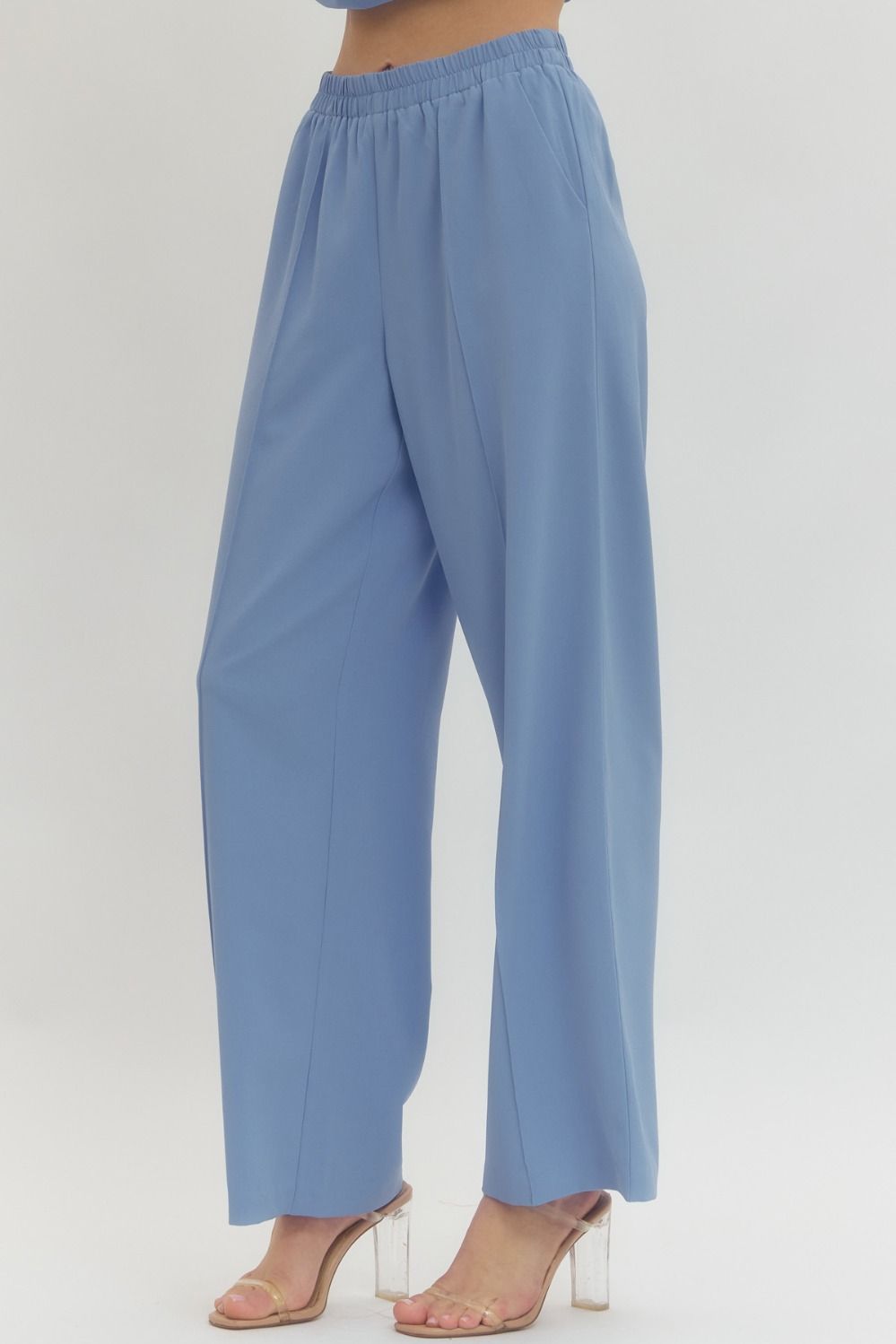 Perfect Top And Pant Set - Chambray