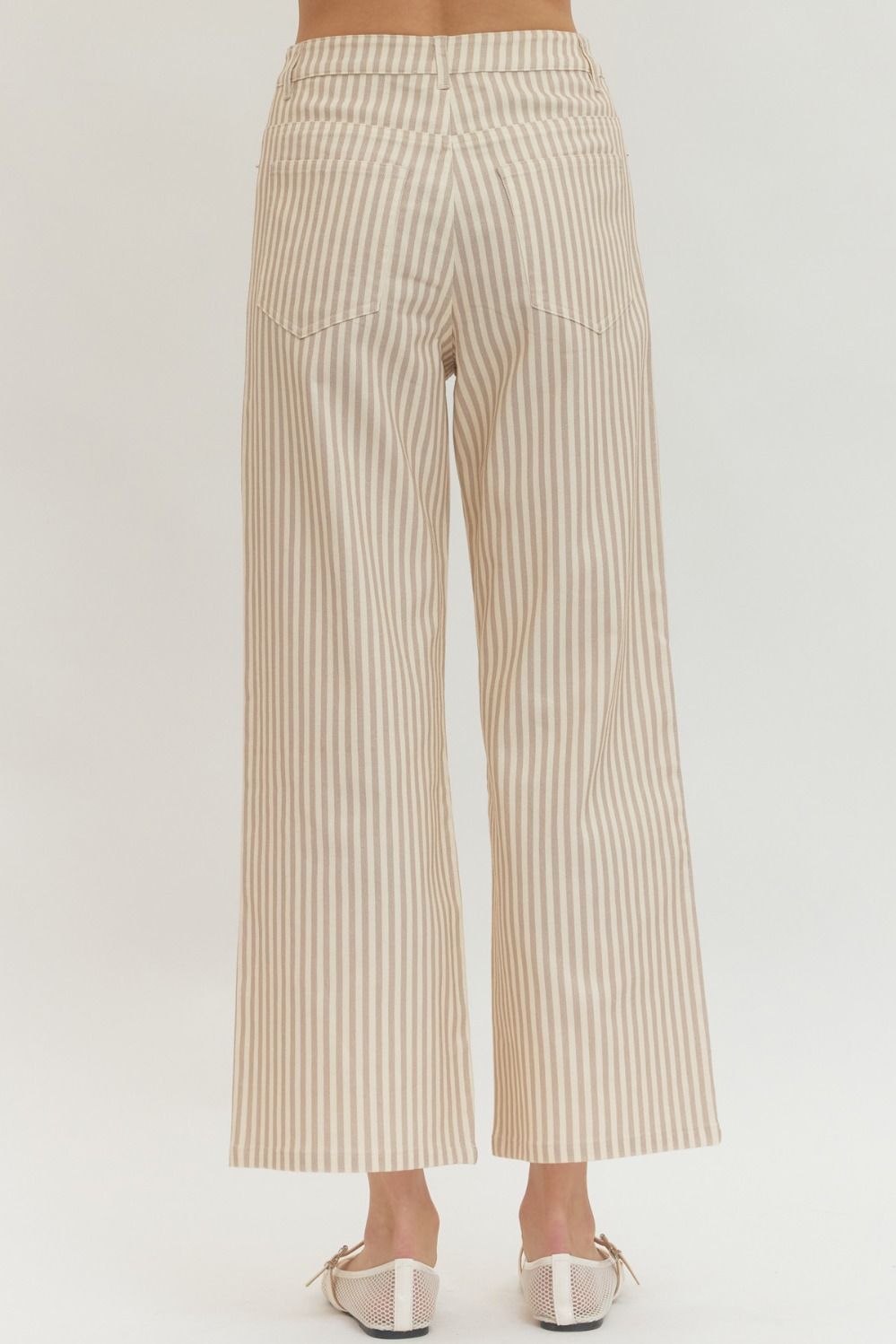 Striped Tan Pant