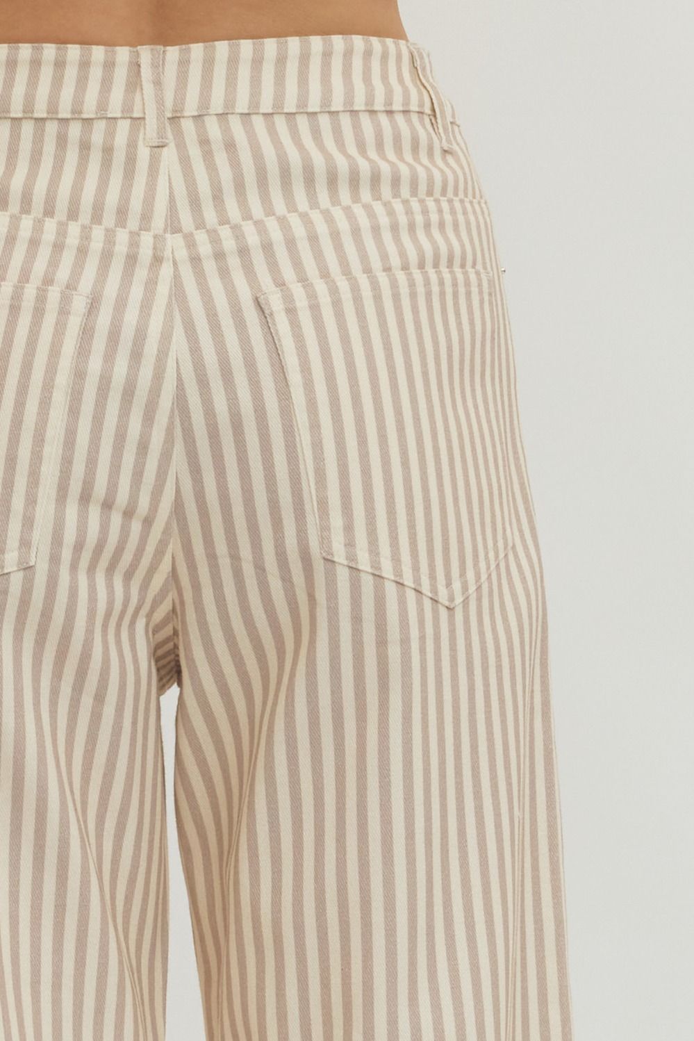 Striped Tan Pant