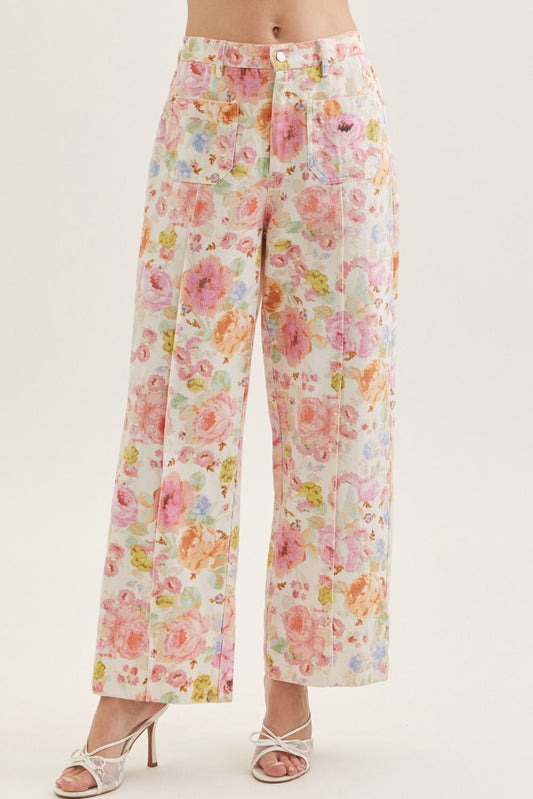Botanical Print Pant