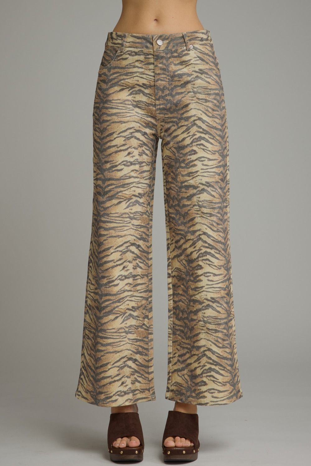 Tiger Print Jean
