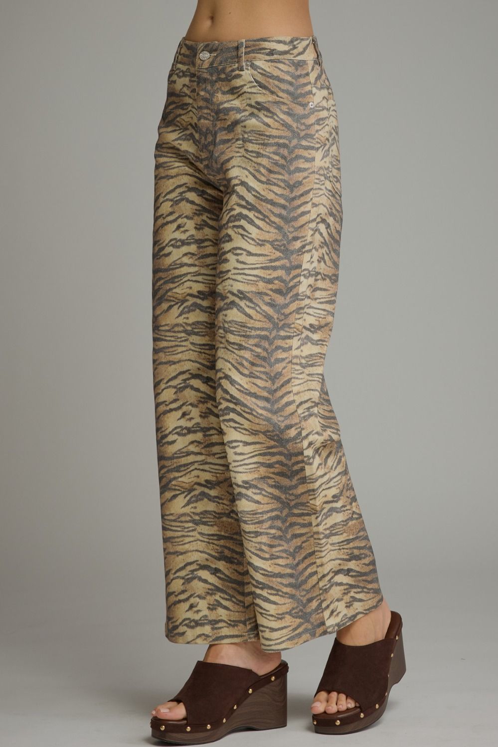 Tiger Print Jean