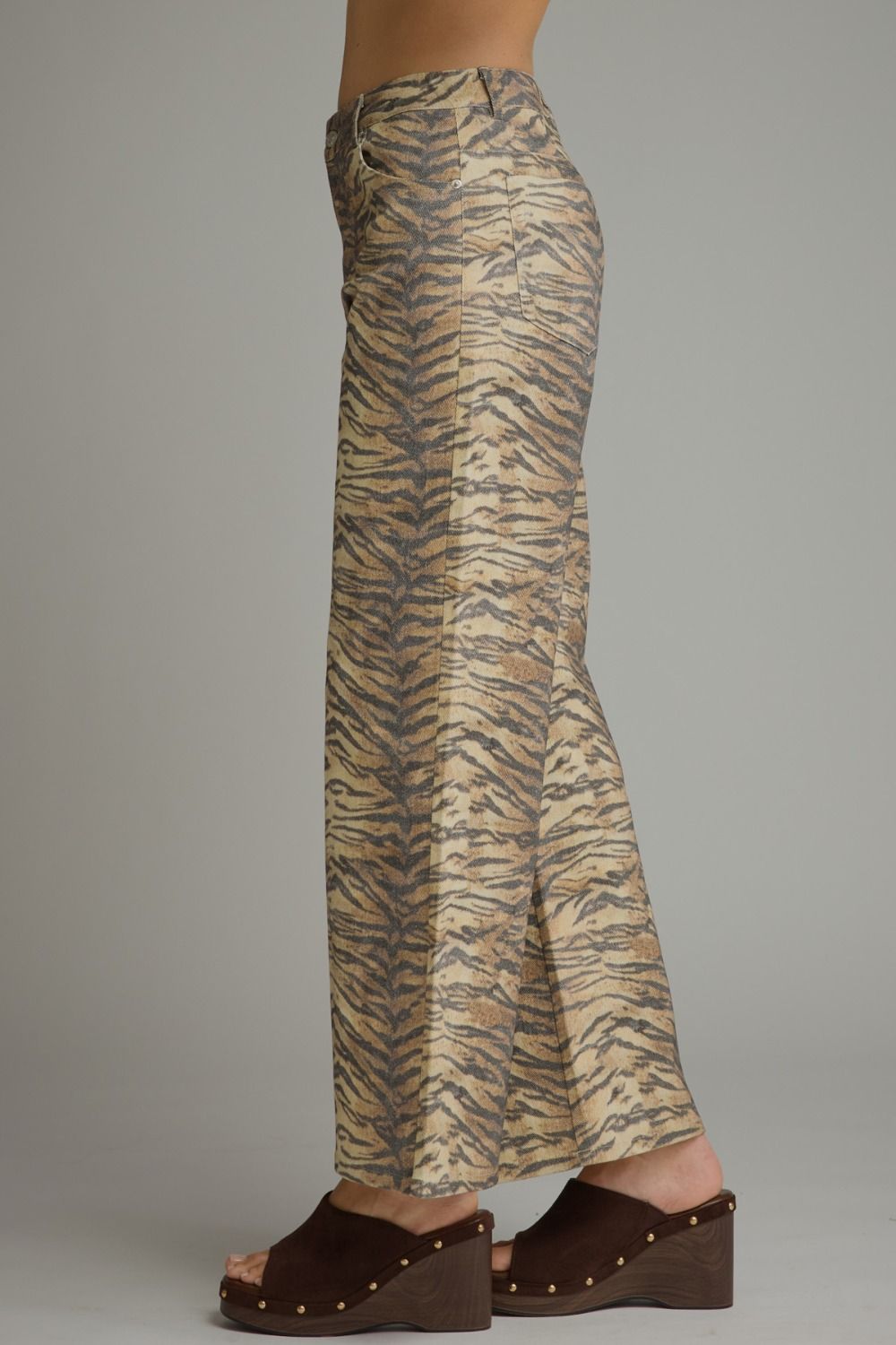 Tiger Print Jean