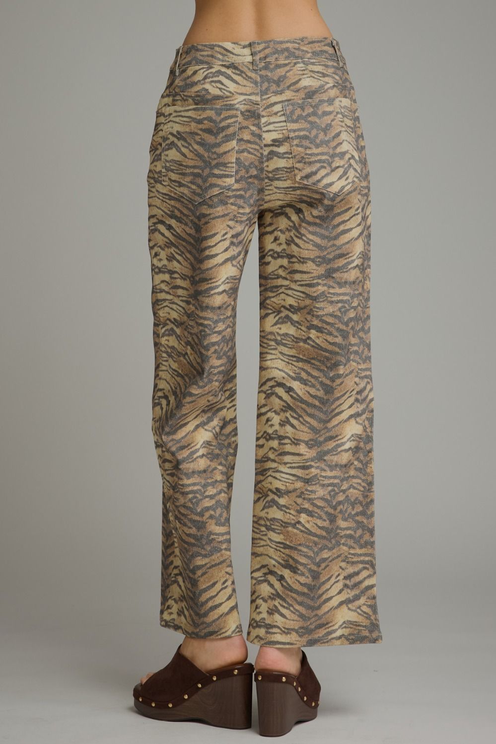 Tiger Print Jean
