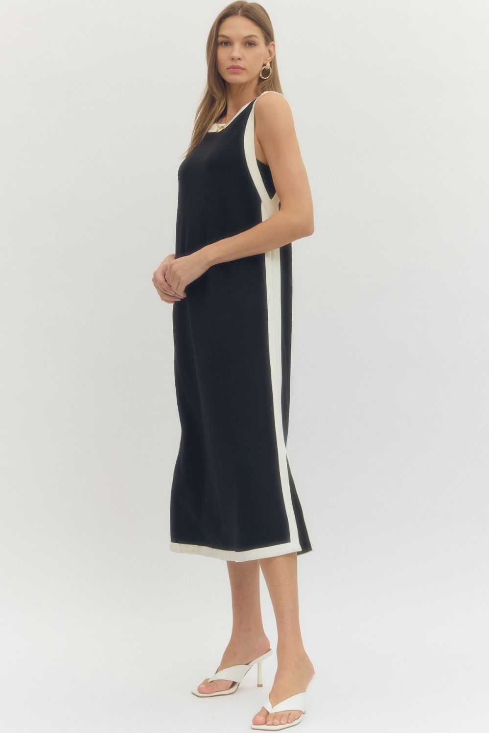 Black And White Tank Dress