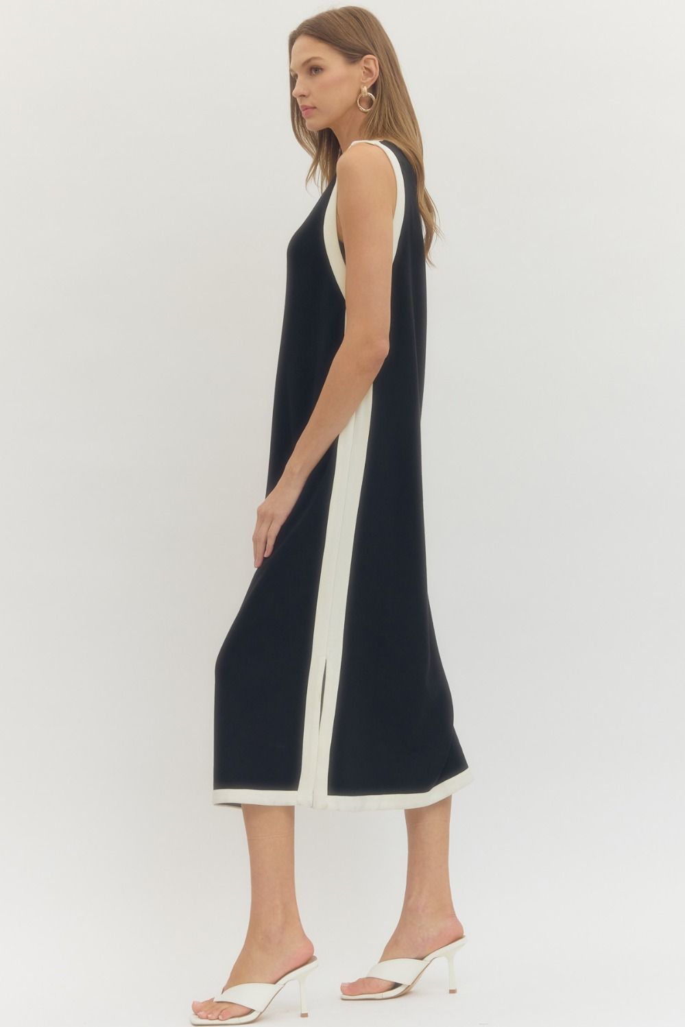 Black And White Tank Dress