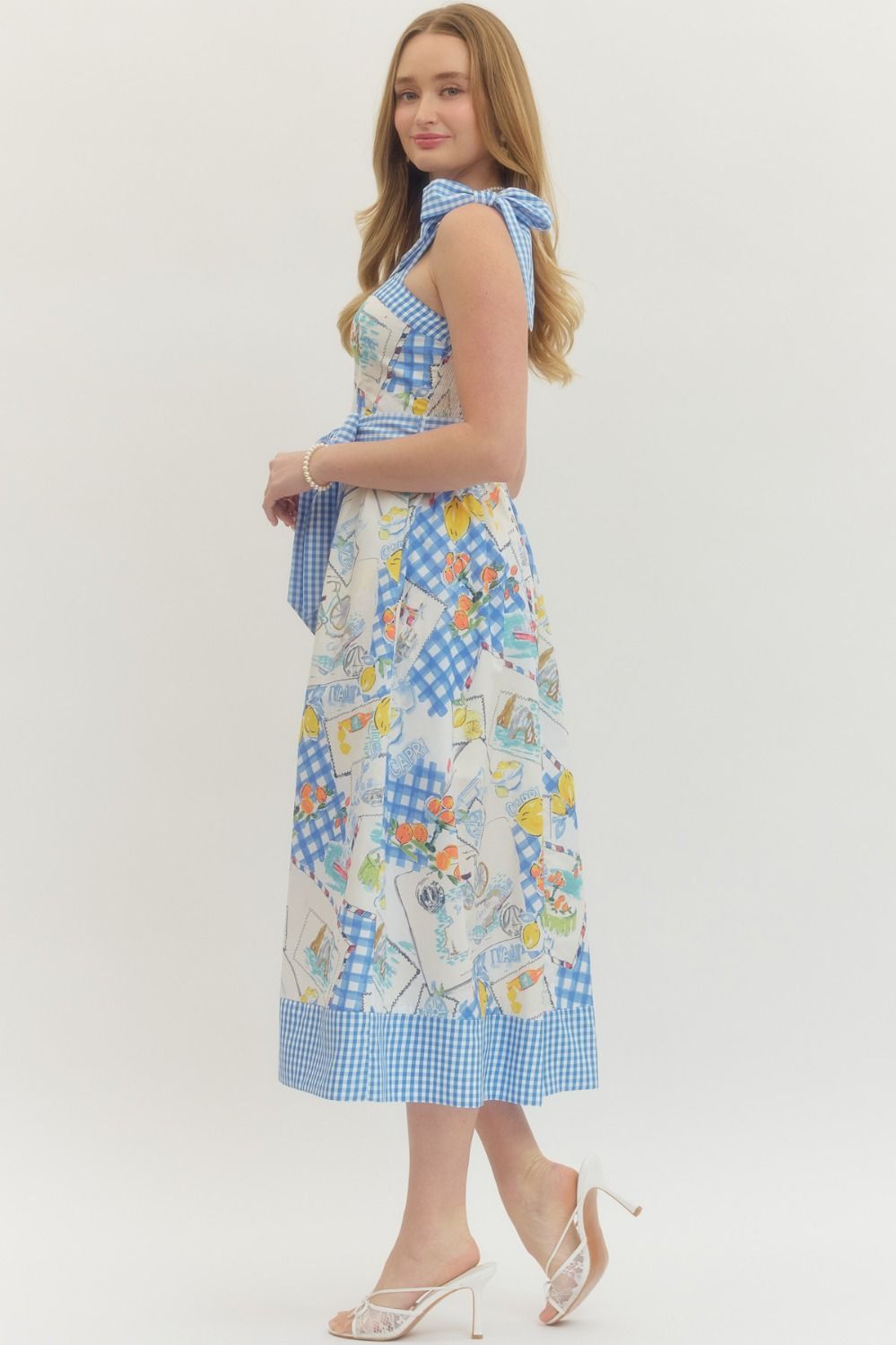 Capri Print Midi Dress
