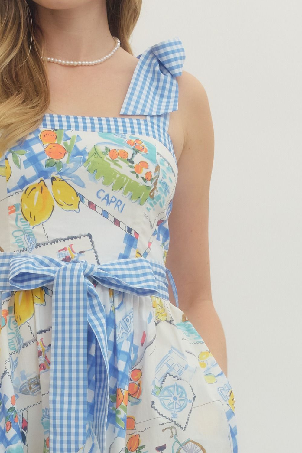 Capri Print Midi Dress