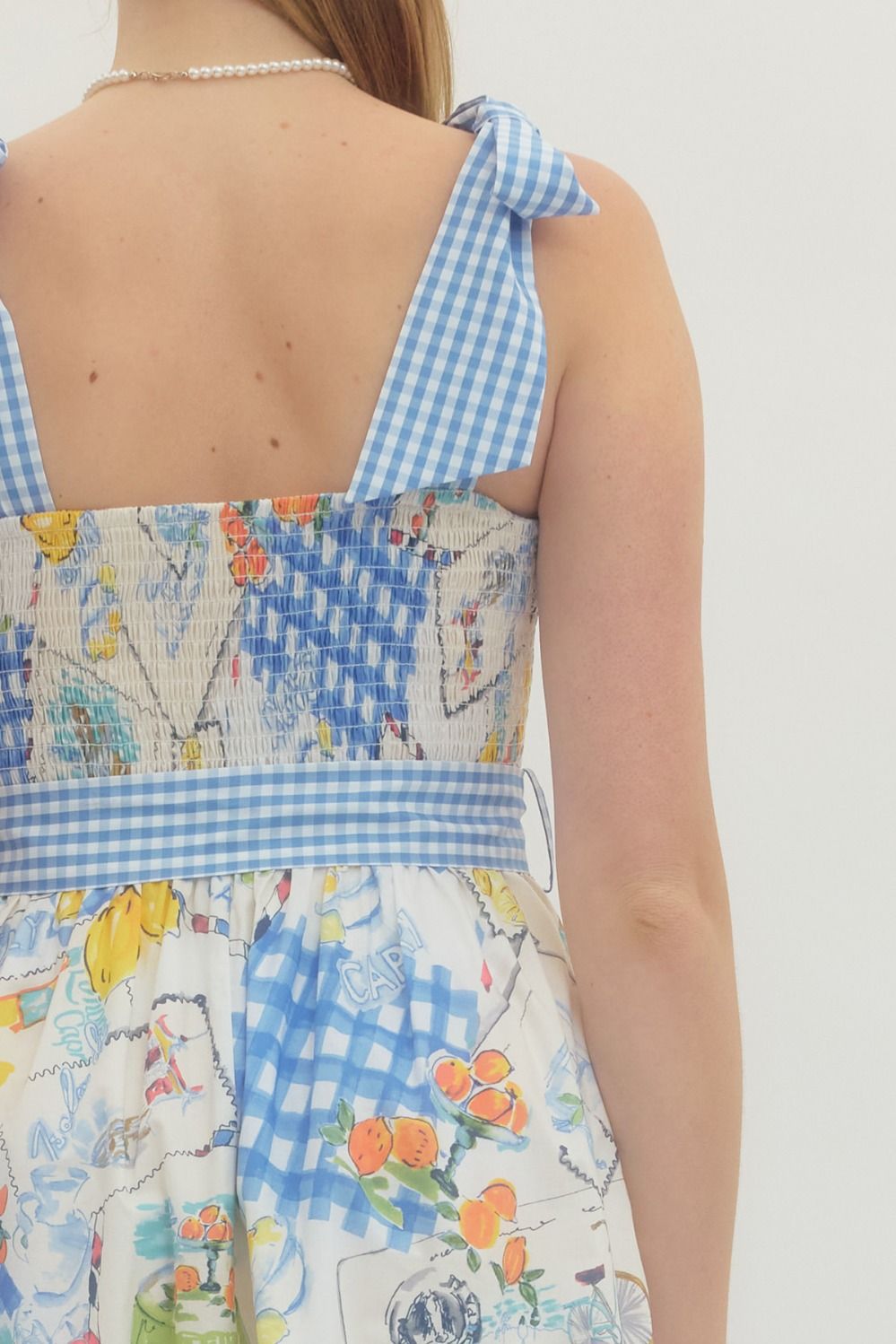 Capri Print Midi Dress