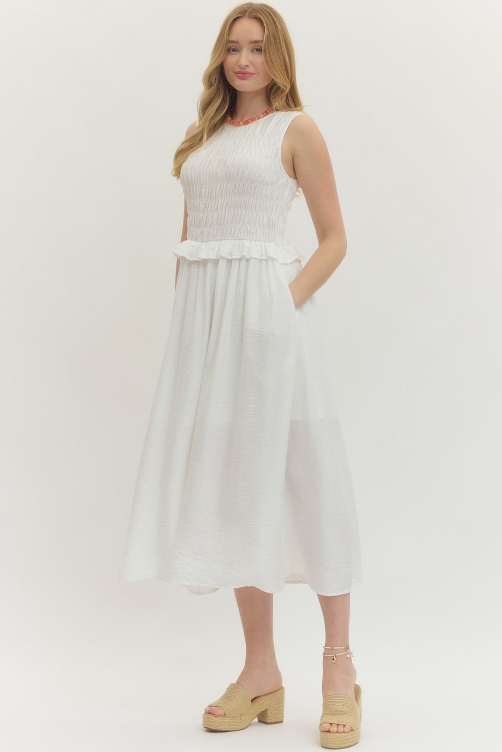 Ivory Midi Dress