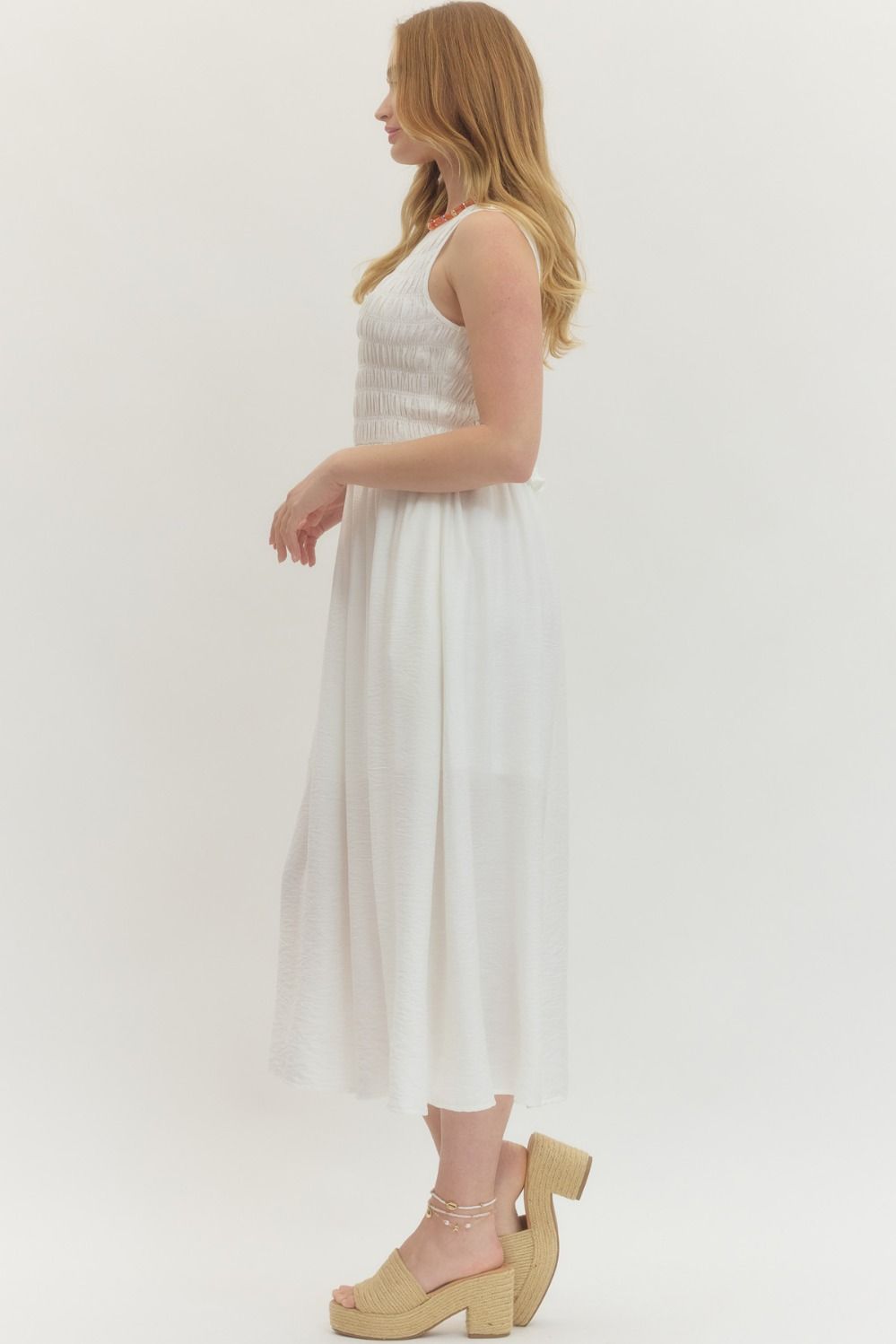 Ivory Midi Dress