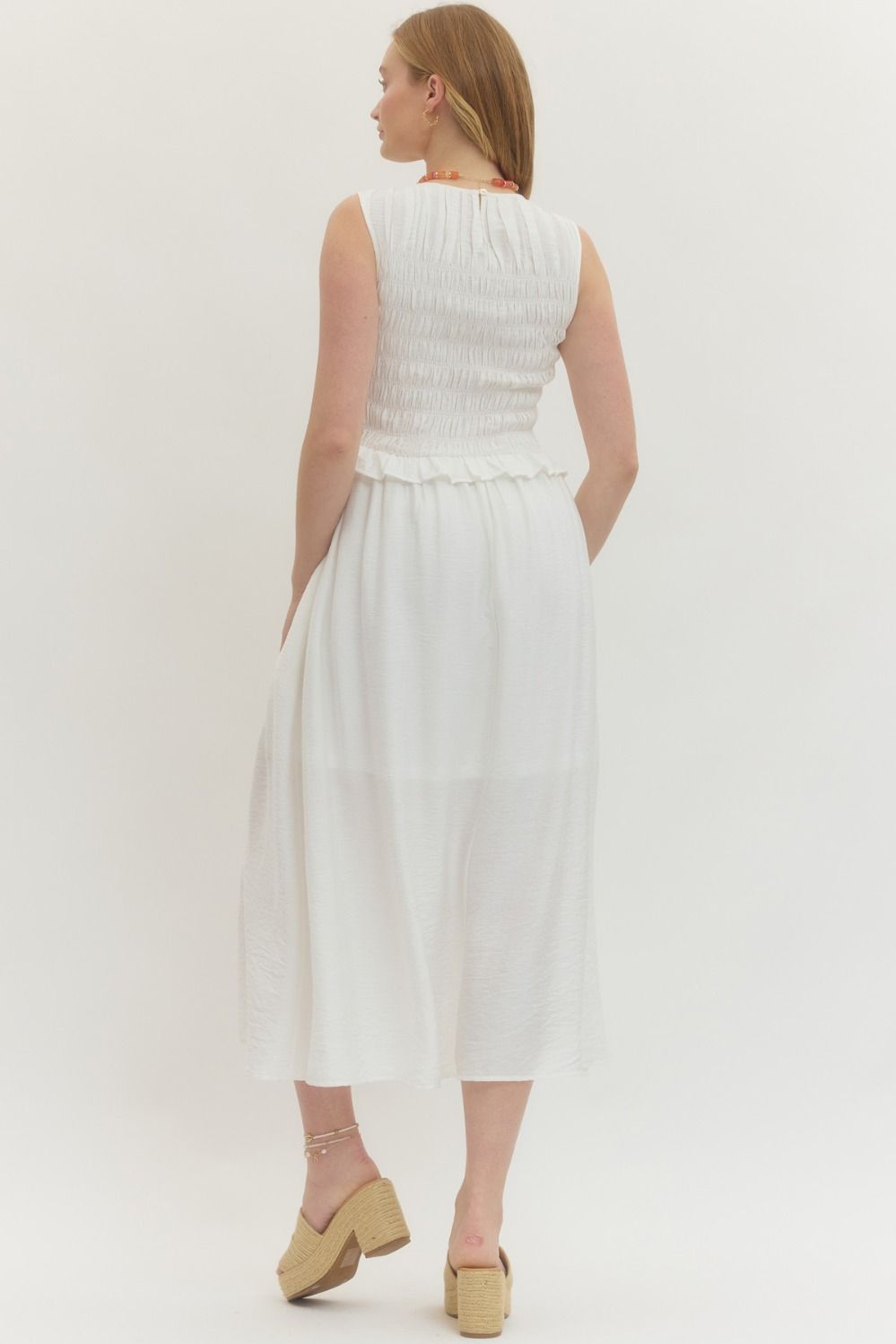 Ivory Midi Dress