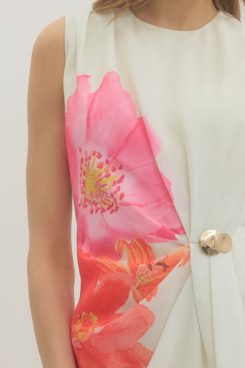 Floral Statement Midi Dress