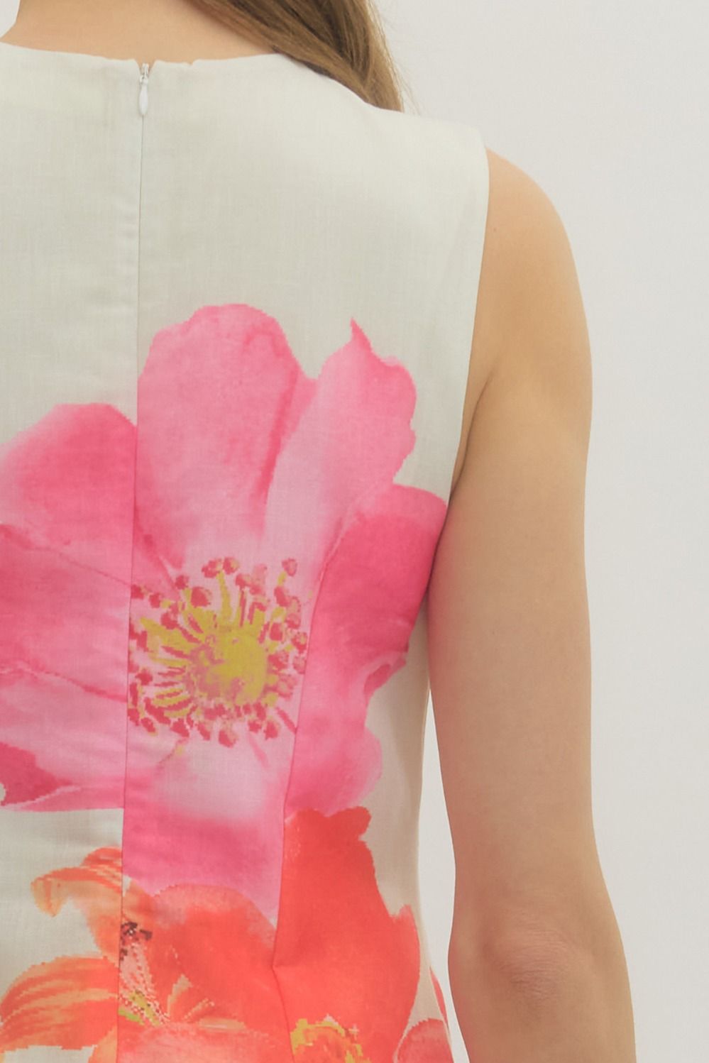 Floral Statement Midi Dress