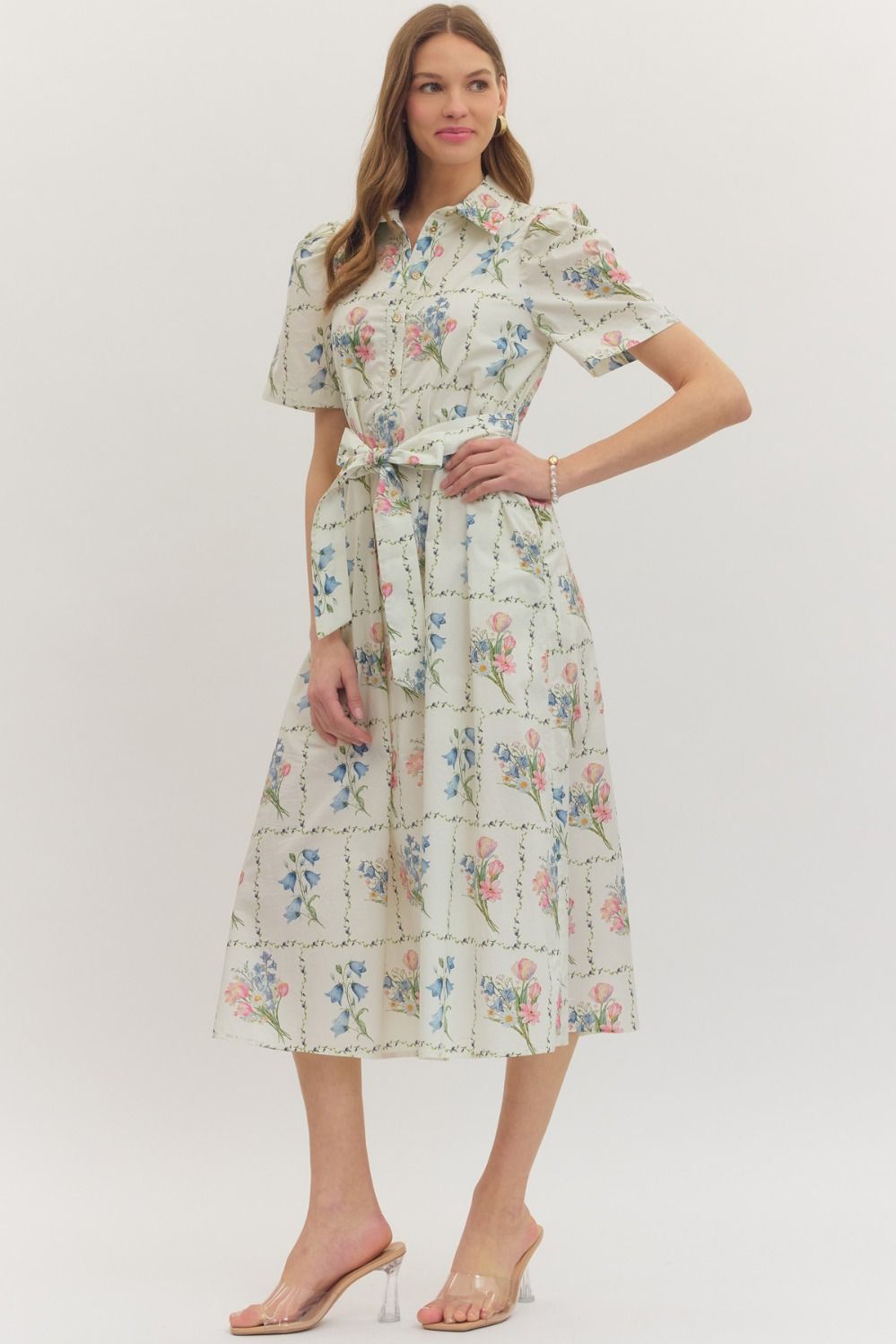 Botanical Midi Dress