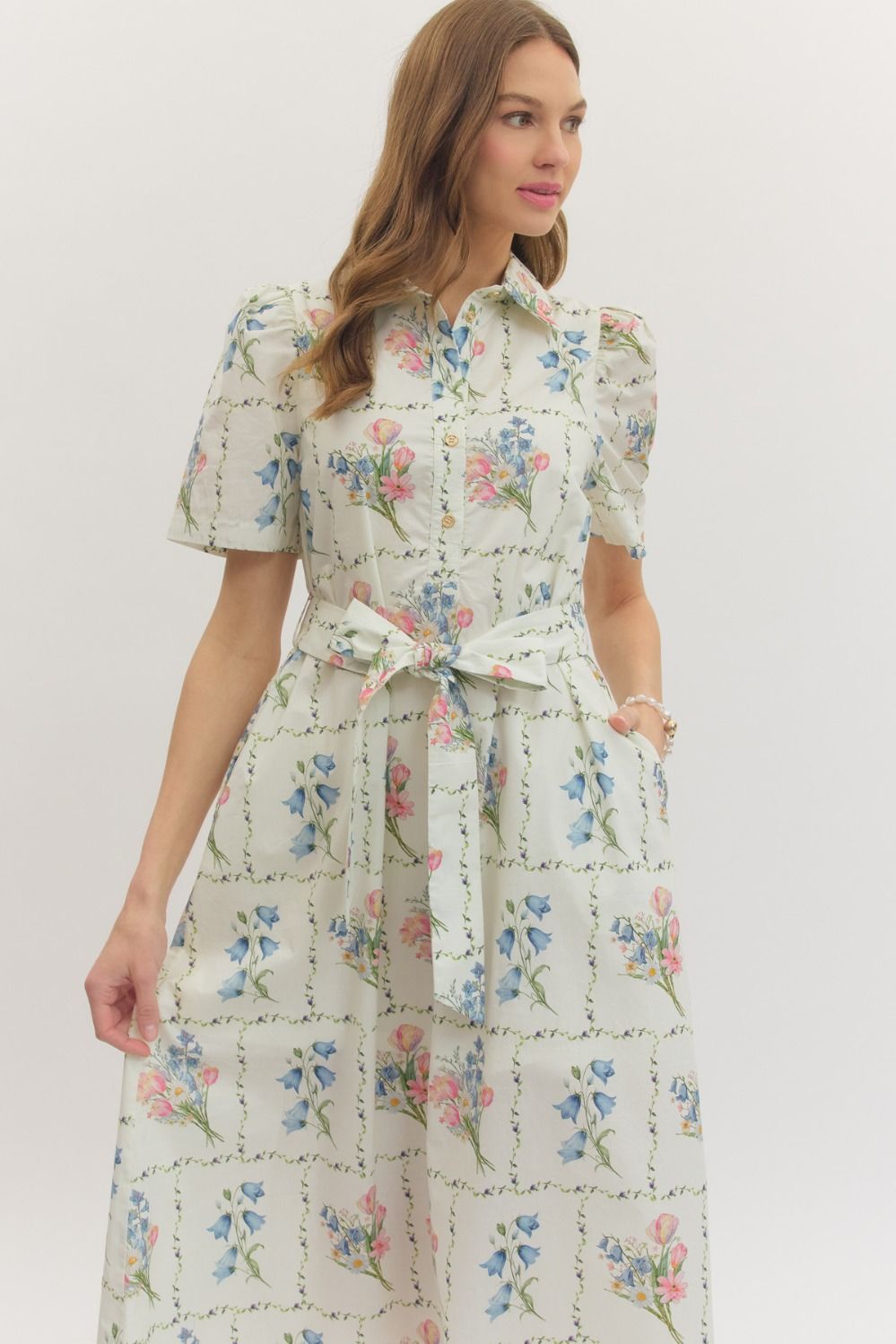 Botanical Midi Dress