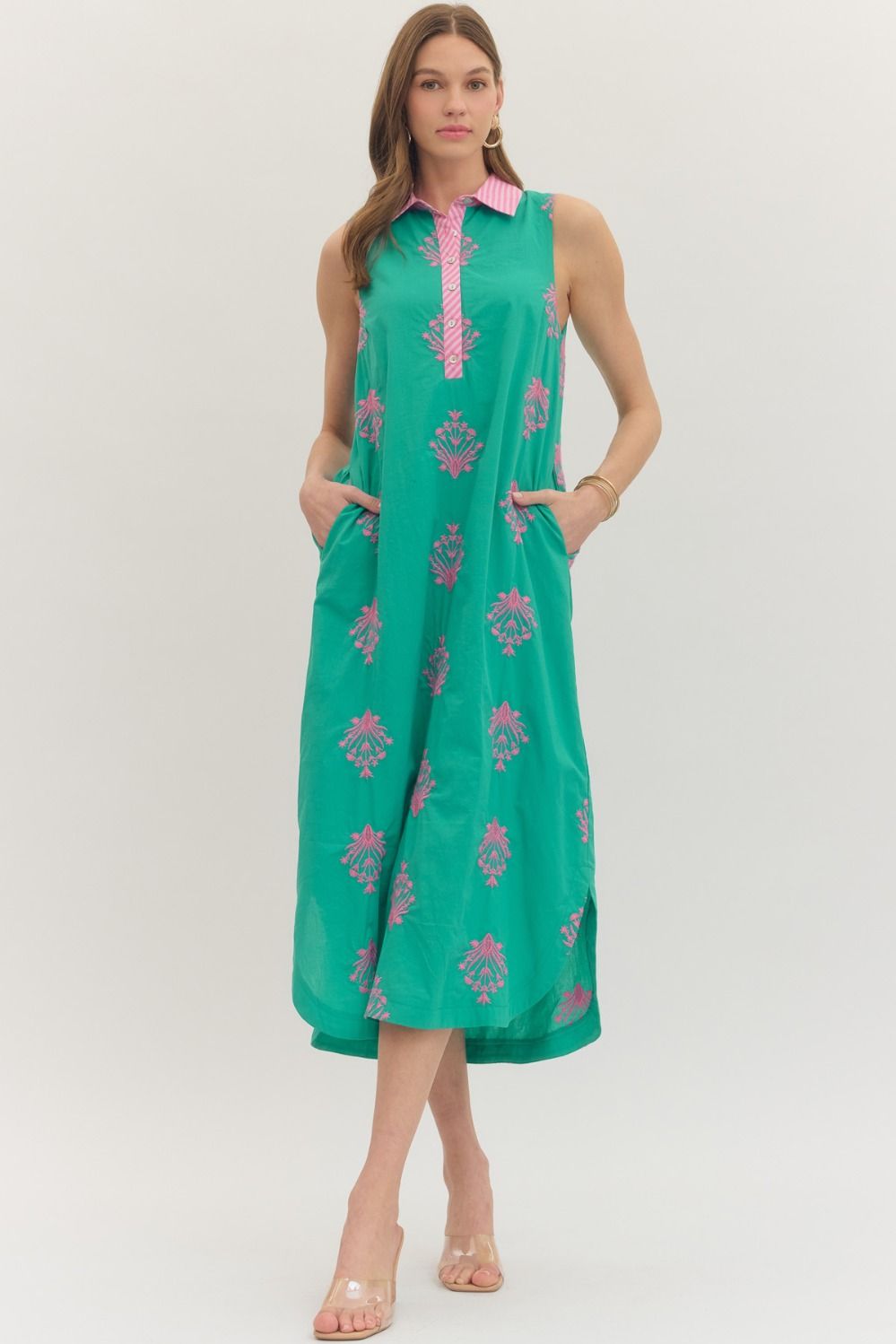 Botanical Mint Dress