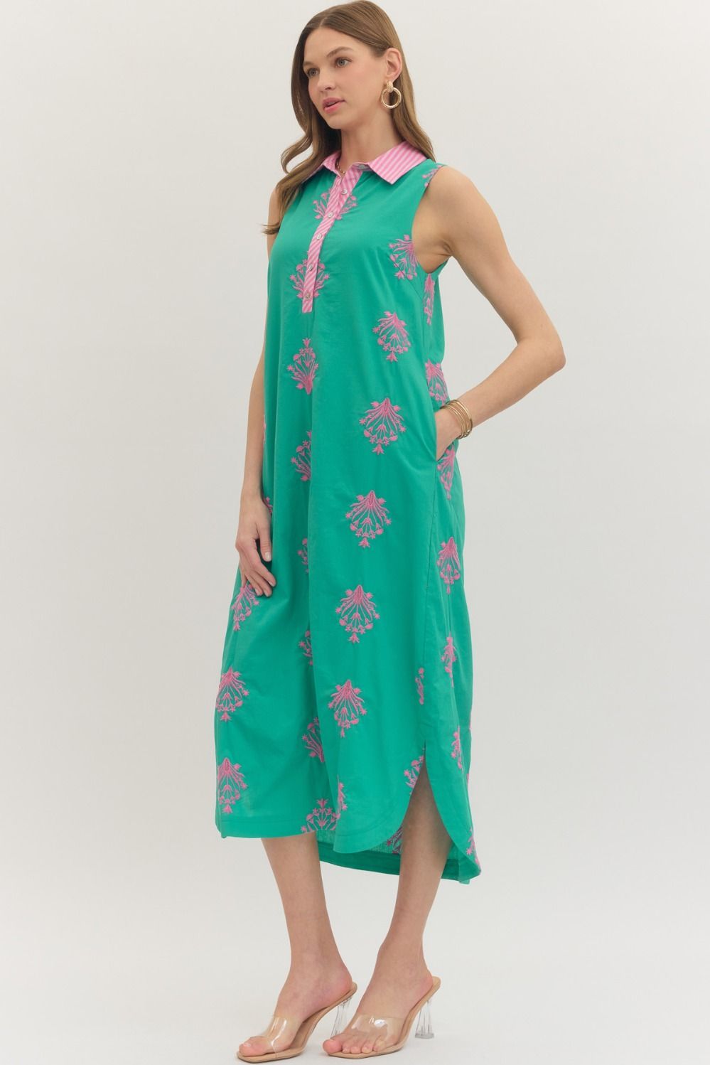 Botanical Mint Dress