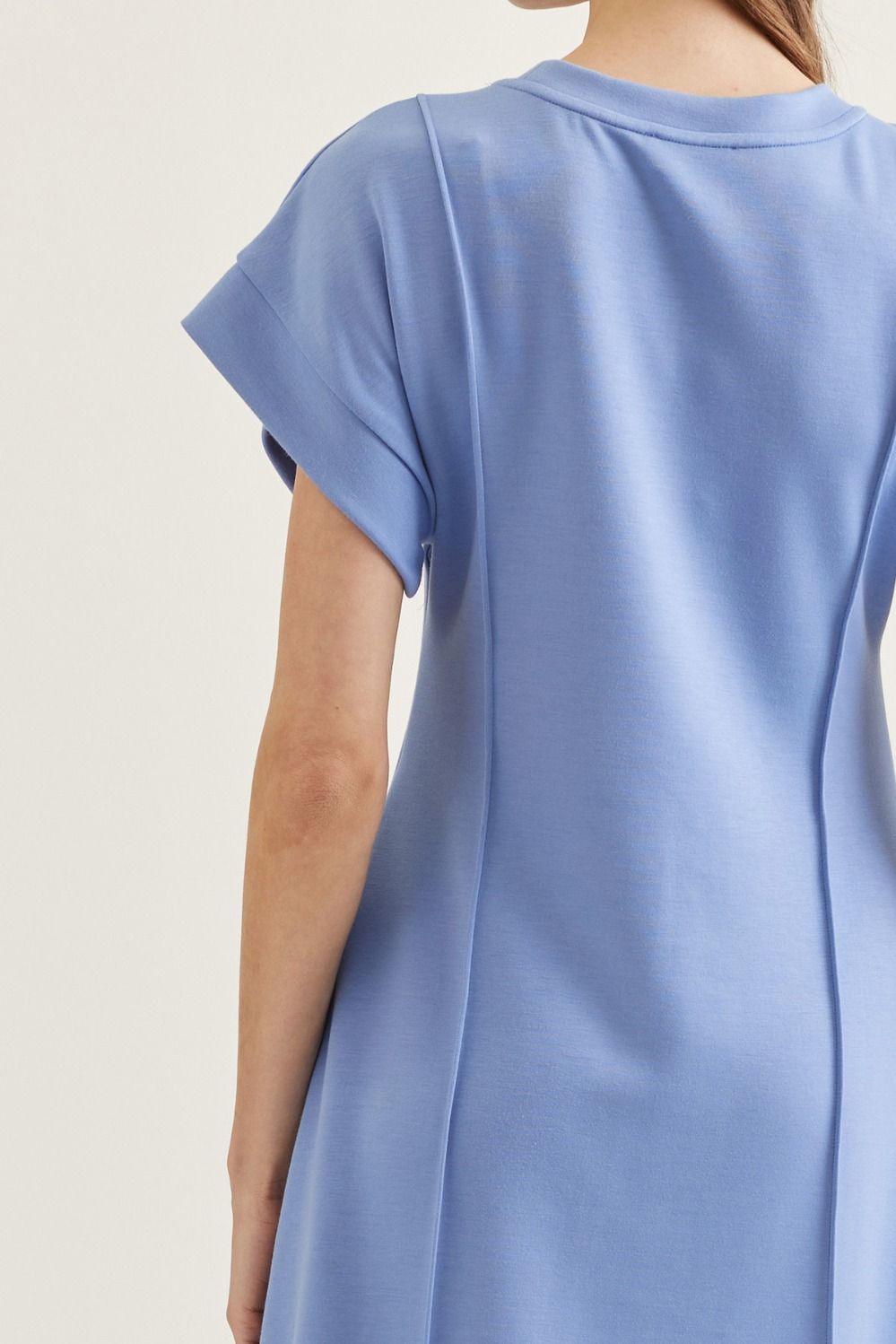 Blue Modal Midi Dress