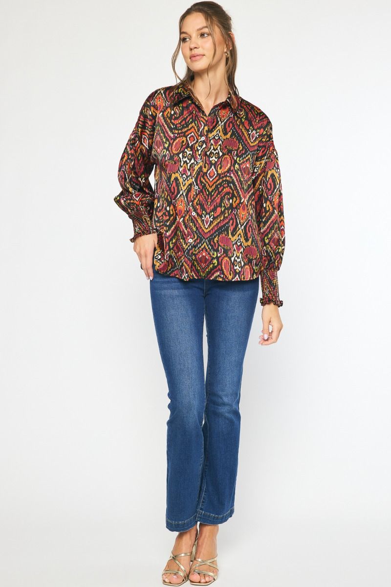 Violet Long Sleeve Top