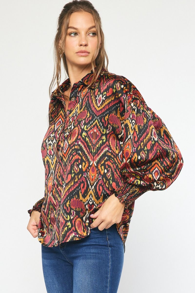 Violet Long Sleeve Top
