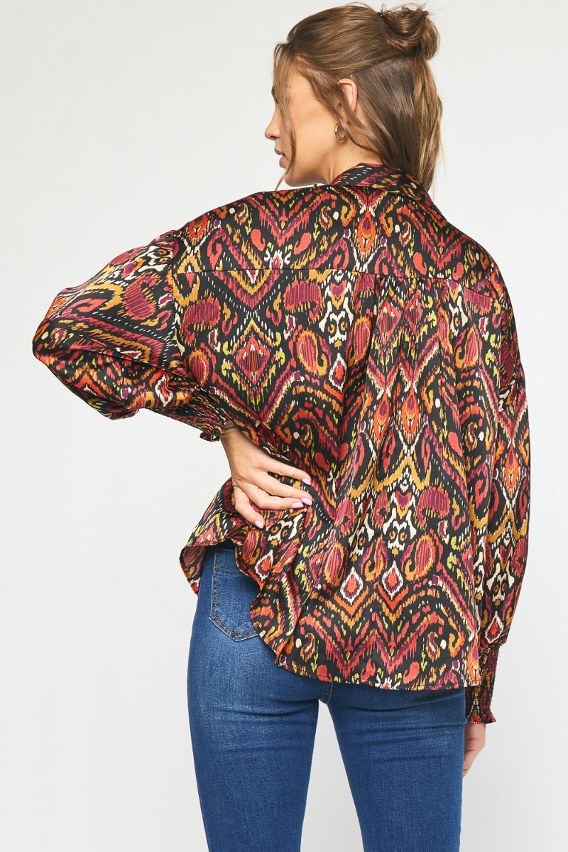 Violet Long Sleeve Top