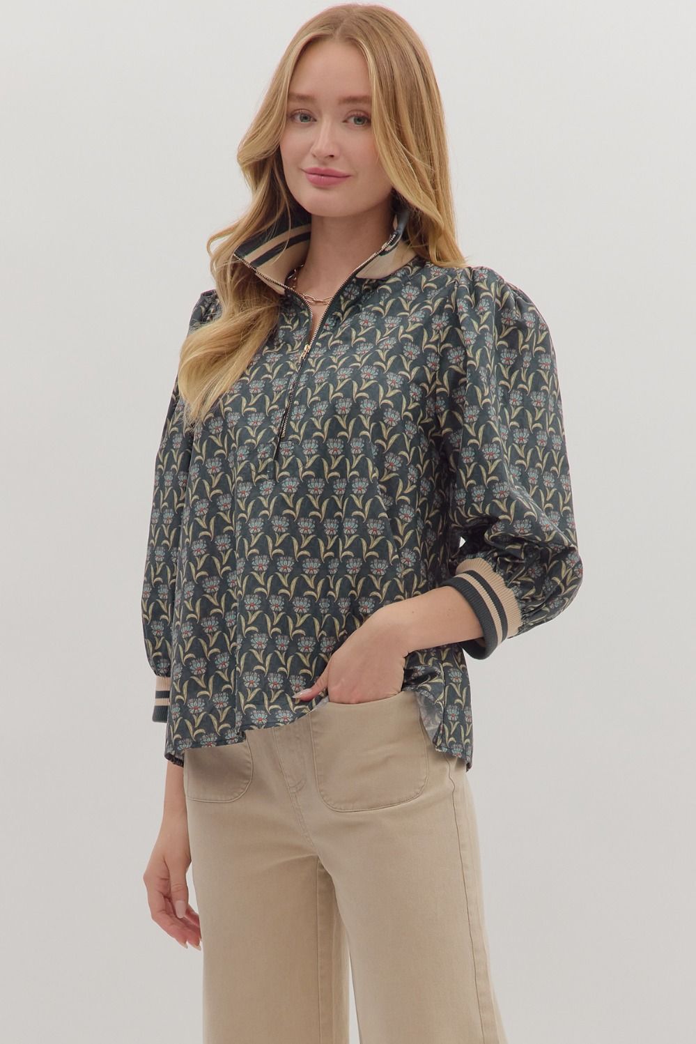 Midnight Floral Top