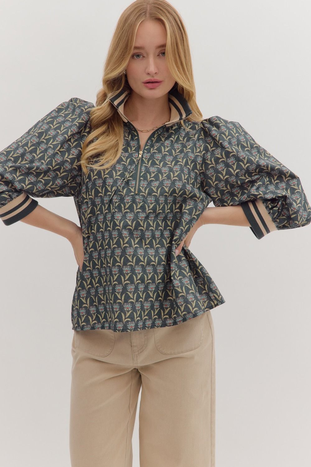 Midnight Floral Top
