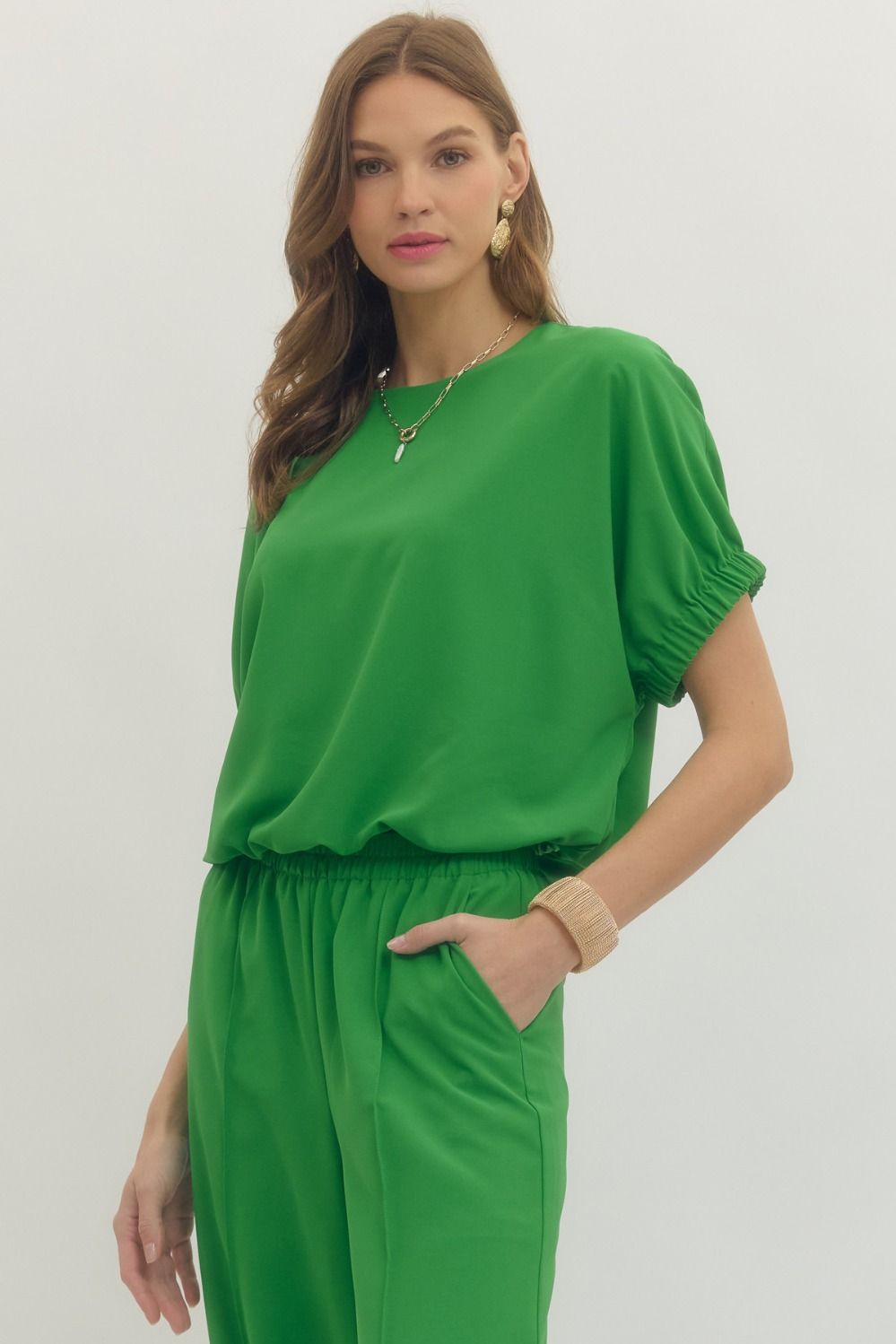 Perfect Top And Pant Set - Green