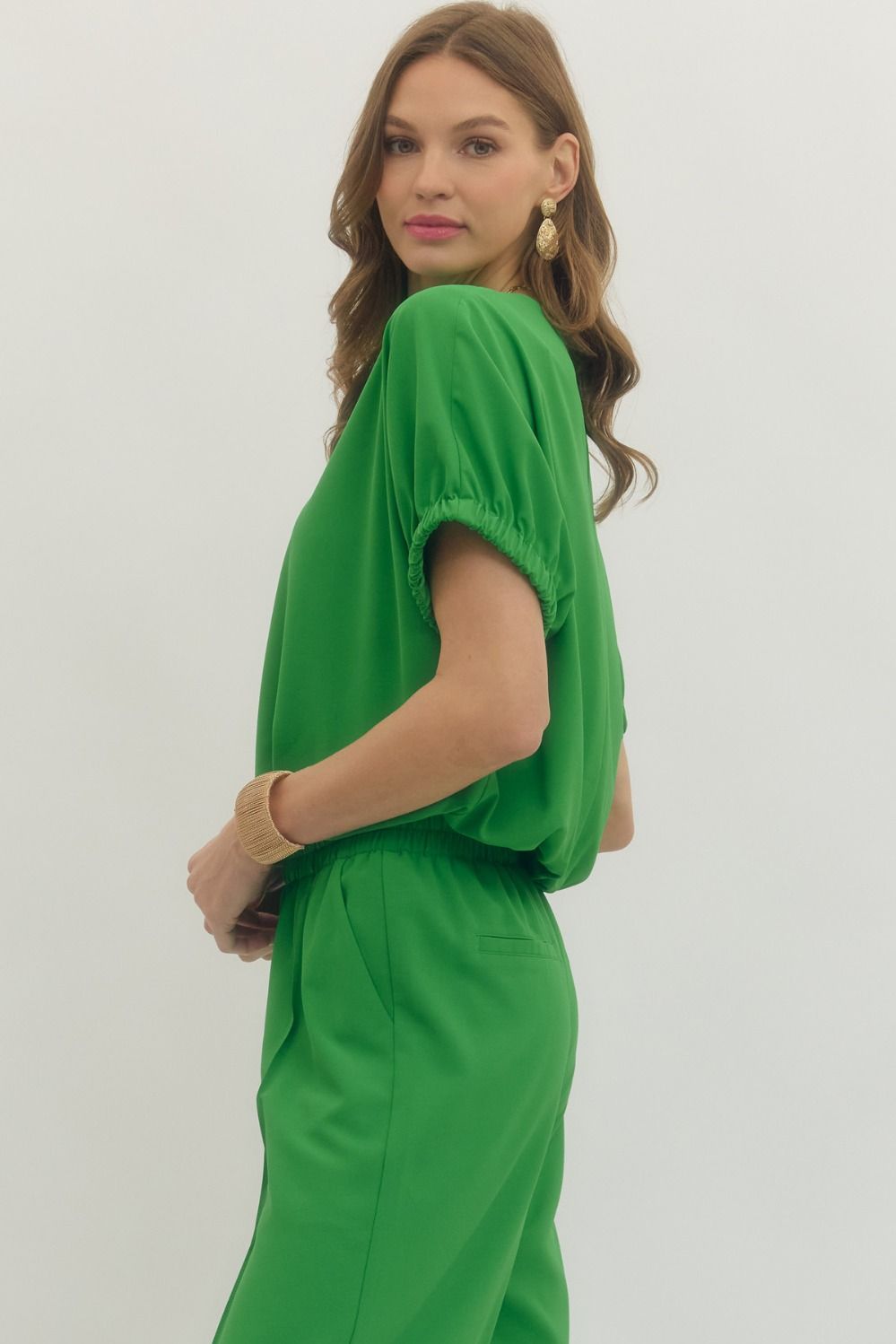 Perfect Top And Pant Set - Green