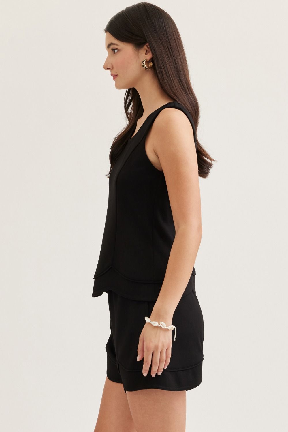 Black Tank Short Set