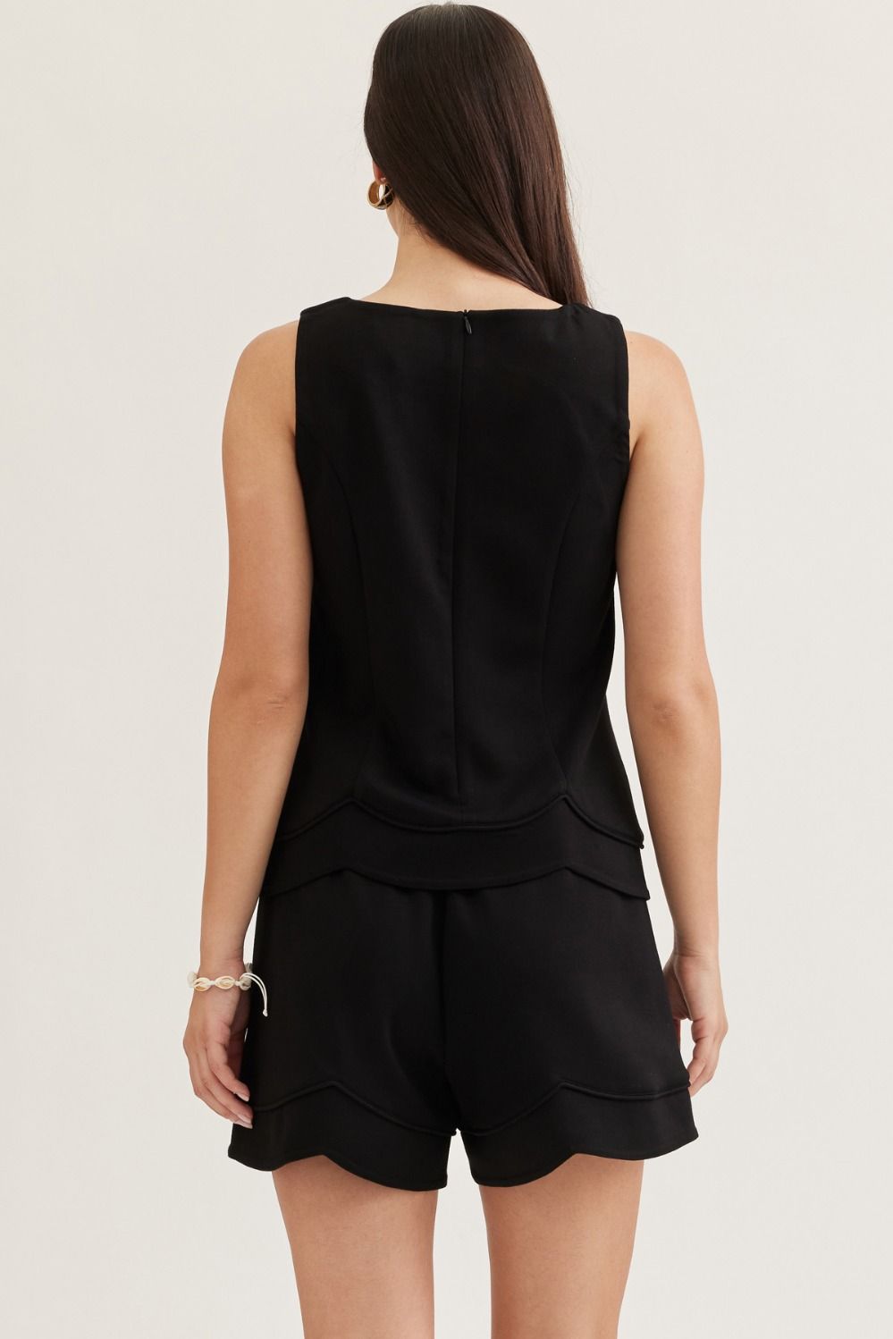 Black Tank Short Set