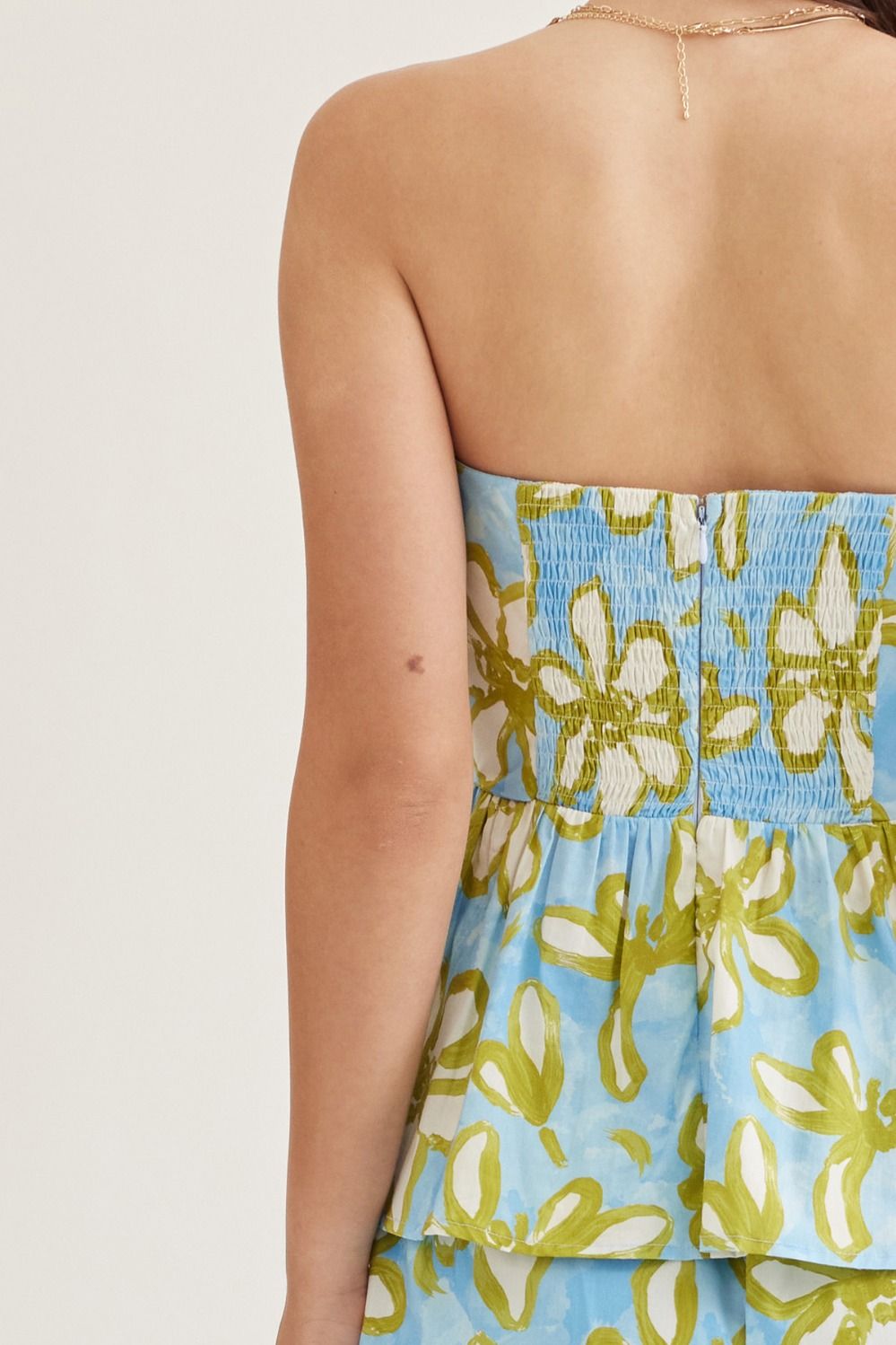 Strapless Top And Pant Set