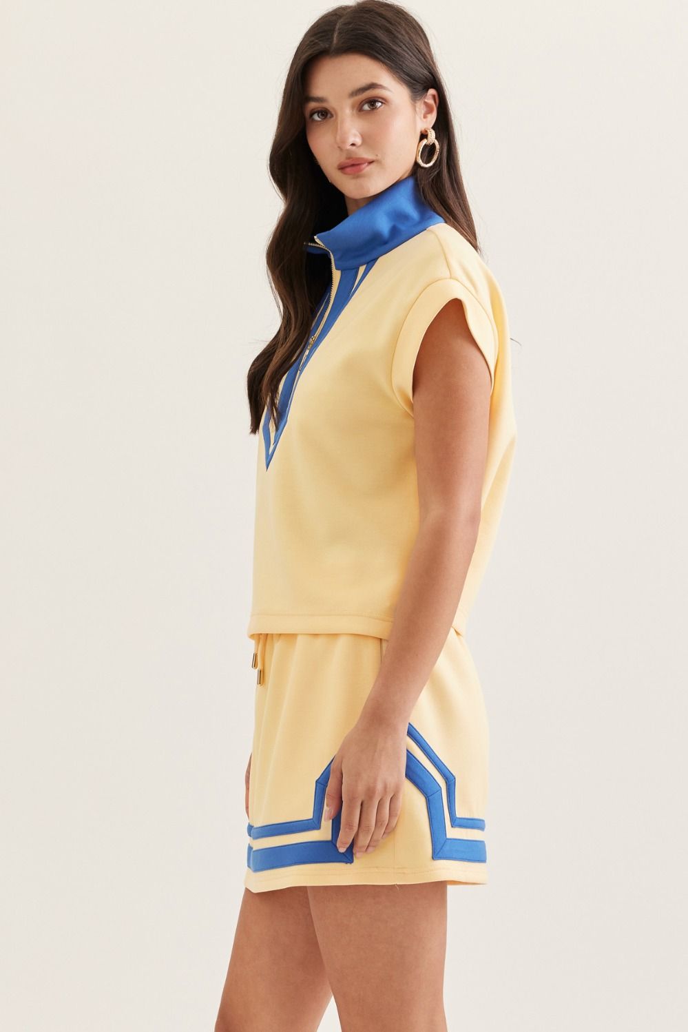 Yellow Skirt Set