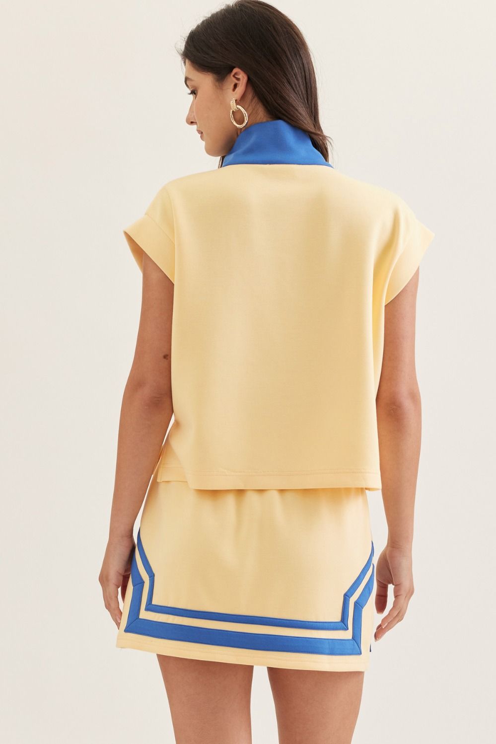 Yellow Skirt Set