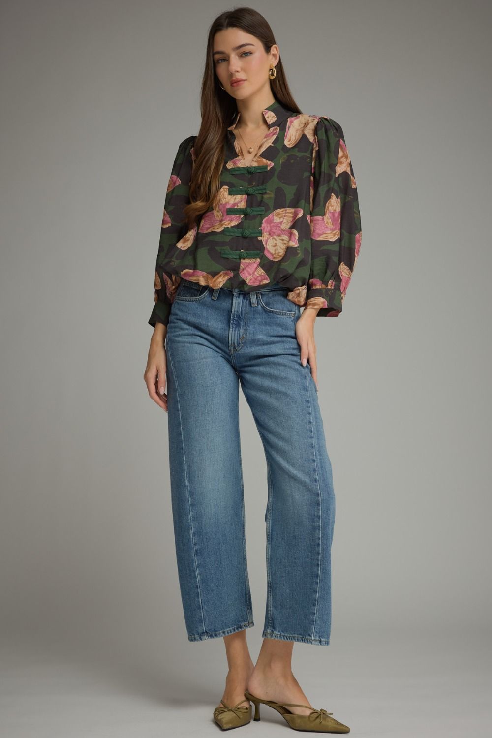 Pine Floral Top