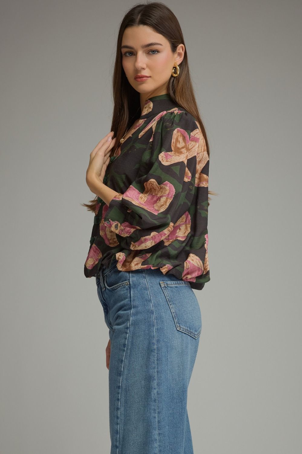 Pine Floral Top