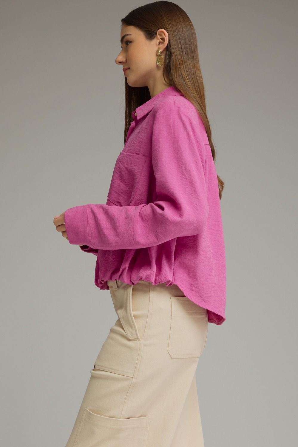 Button Up Top - Orchid