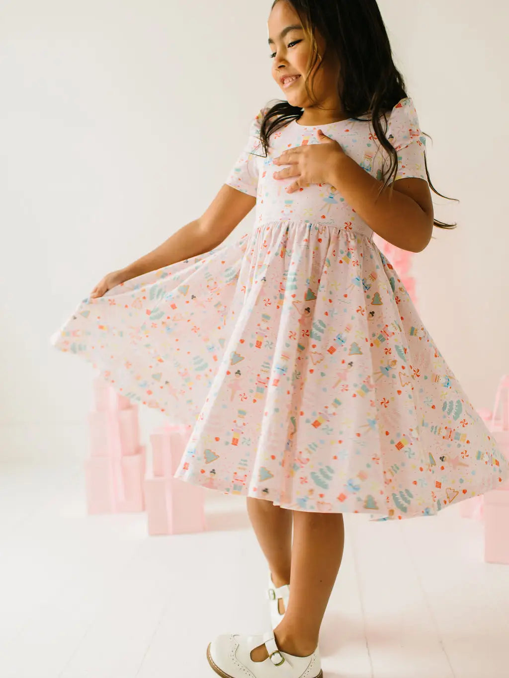 Puff Dress in Sugar Plum