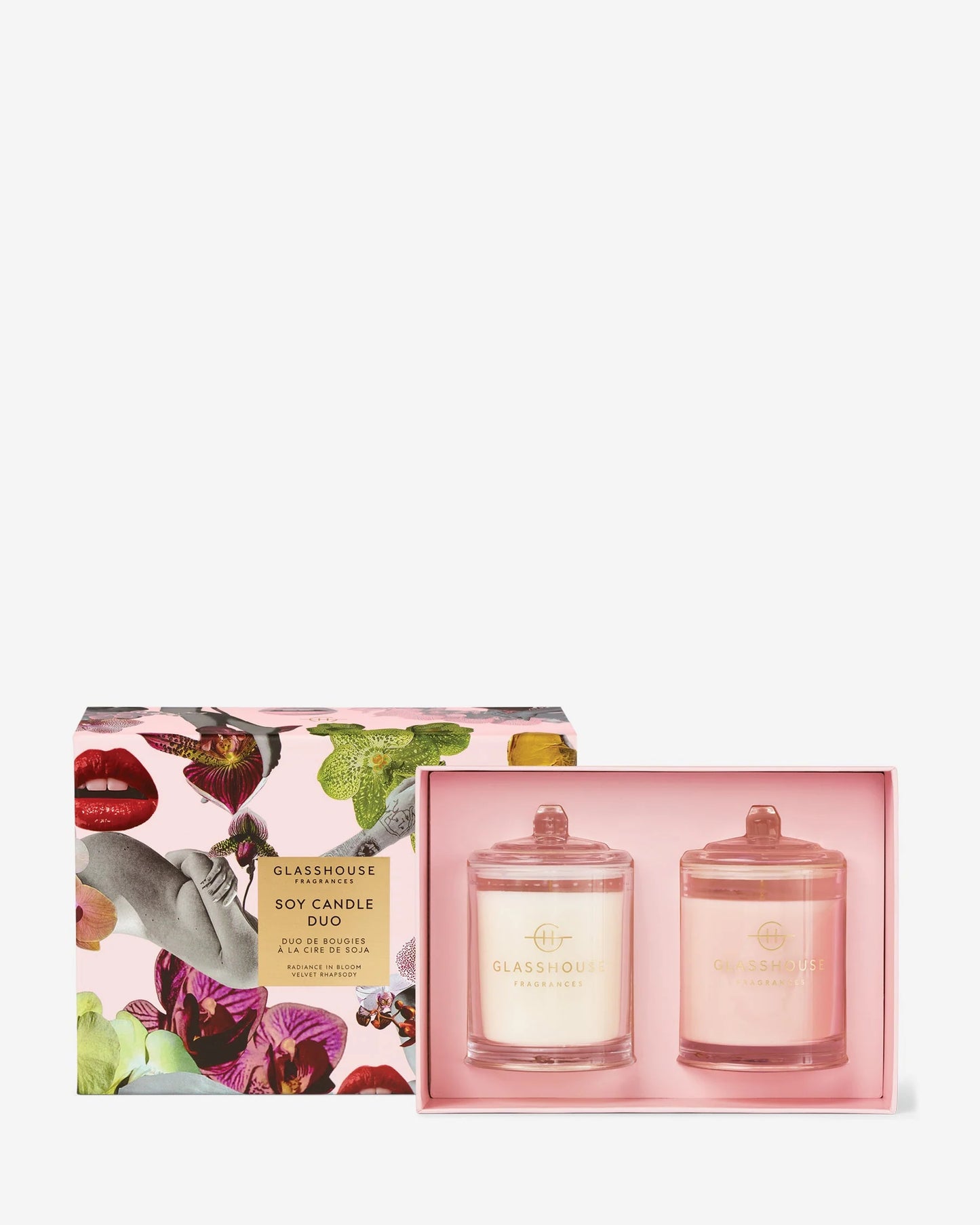 Soy Candle Duo - Radiance In Bloom + Velvet Rhapsody