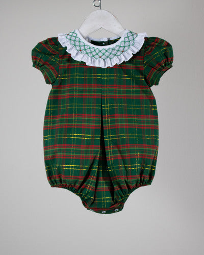 Red/Green Plaid Claire Bubble