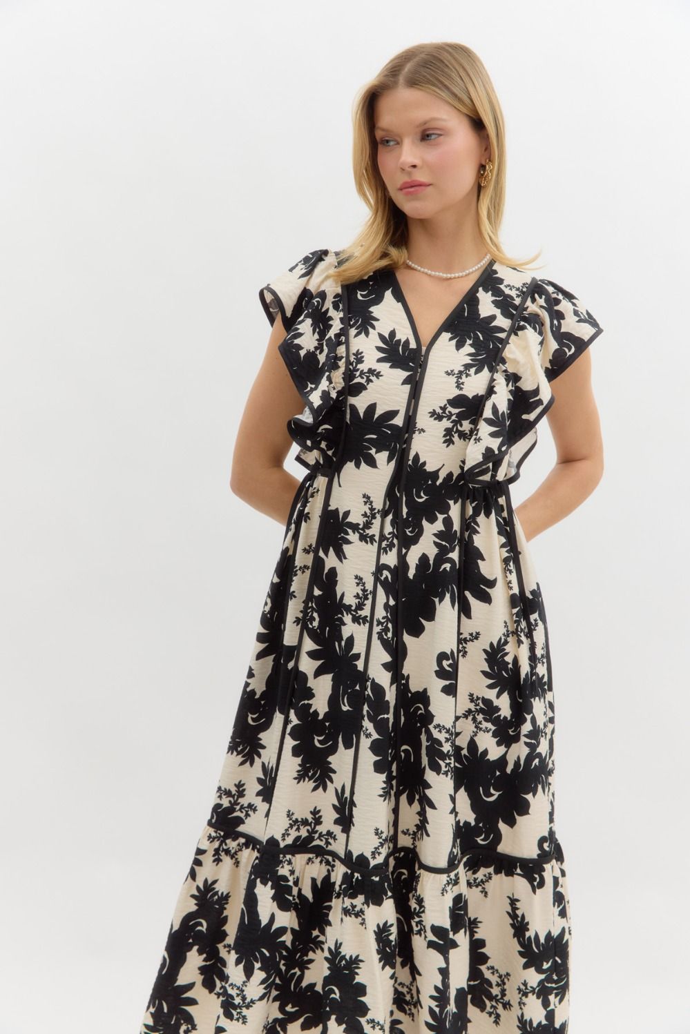 Flutter Sleeve Dress