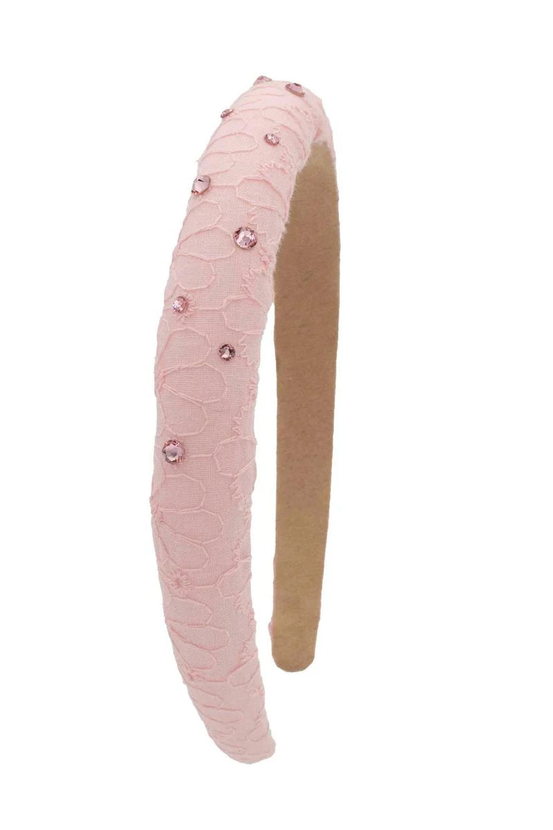 Crystalized Padded Eyelet Headband