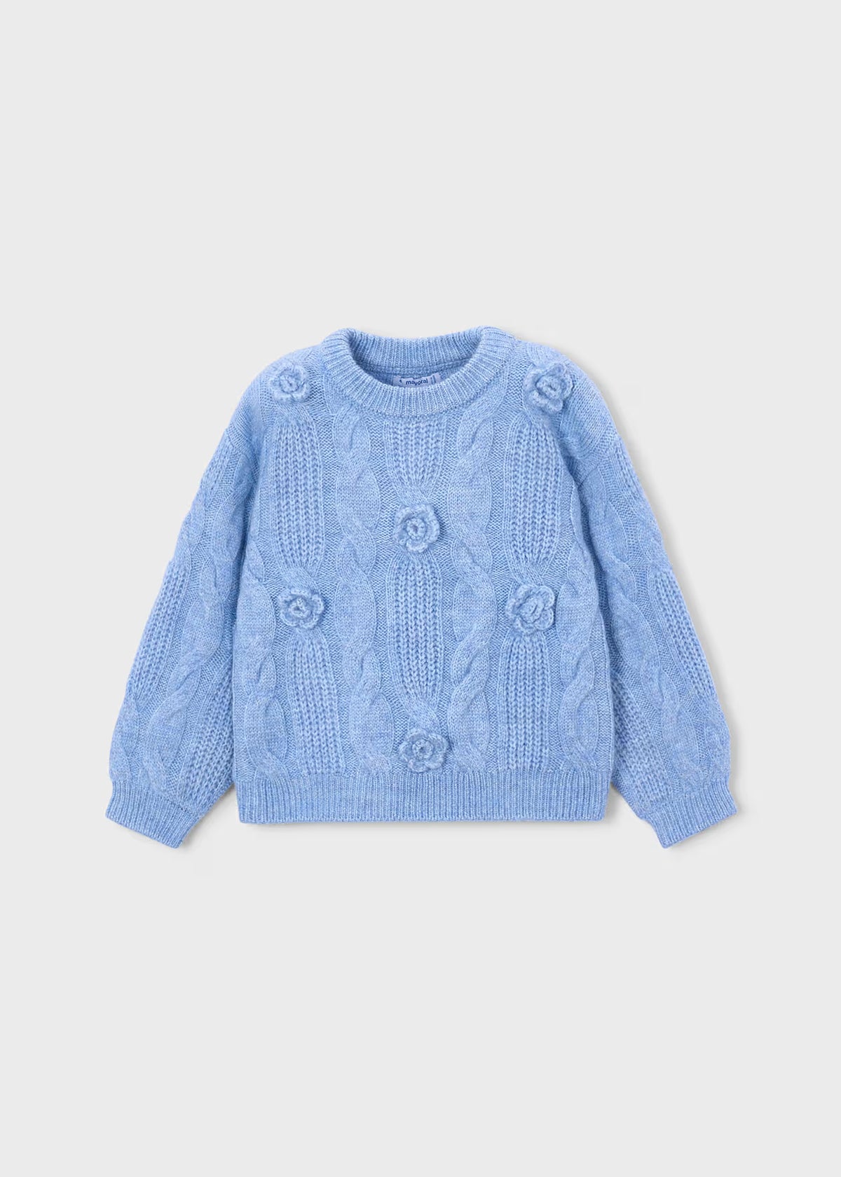 Flower Applique Sweater
