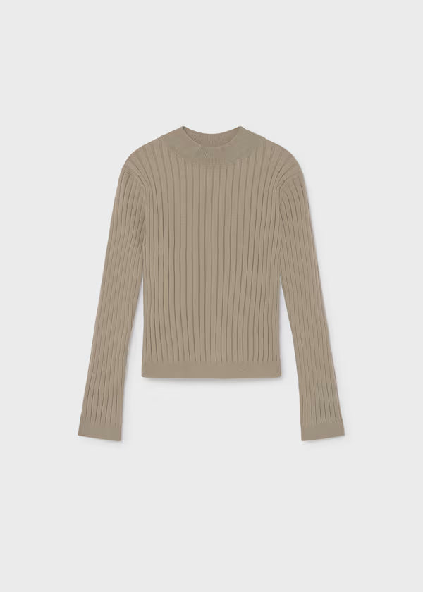 Sand Knit Mockneck Sweater